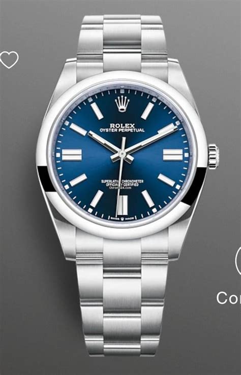 rolex blue 41mm|rolex oyster perpetual 41 2023.